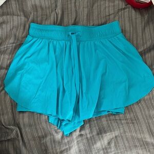 Target Joy Lab flowy running shorts, turquoise blue, size extra small never worn